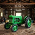 green tractor